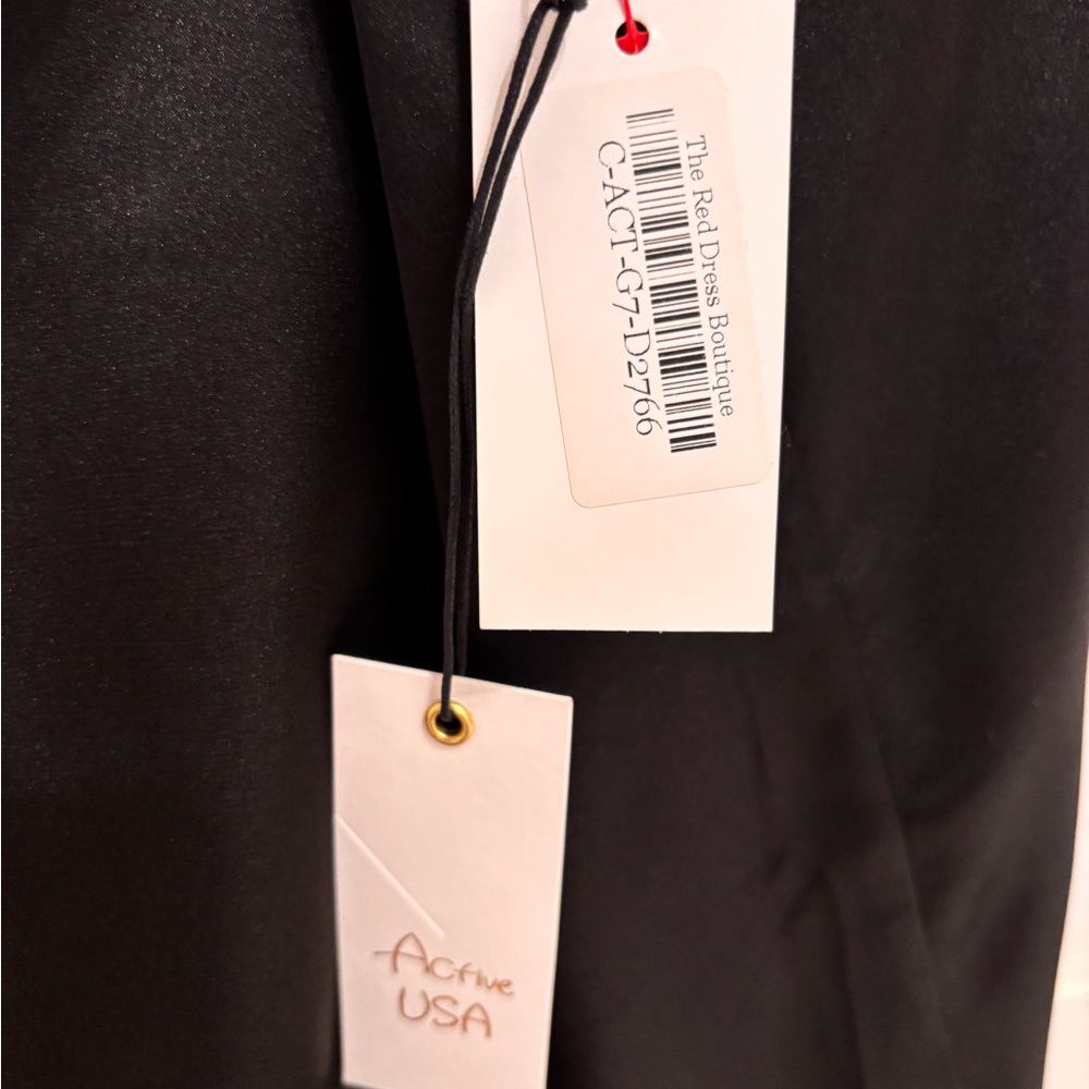 Active USA Black Satin Chemise - Picture 5 of 6